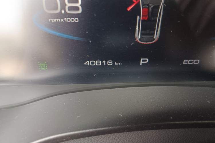 Used Haval LHERY 2021 GT Edition 1.5T Platinum Rabbit Odometer Close Up