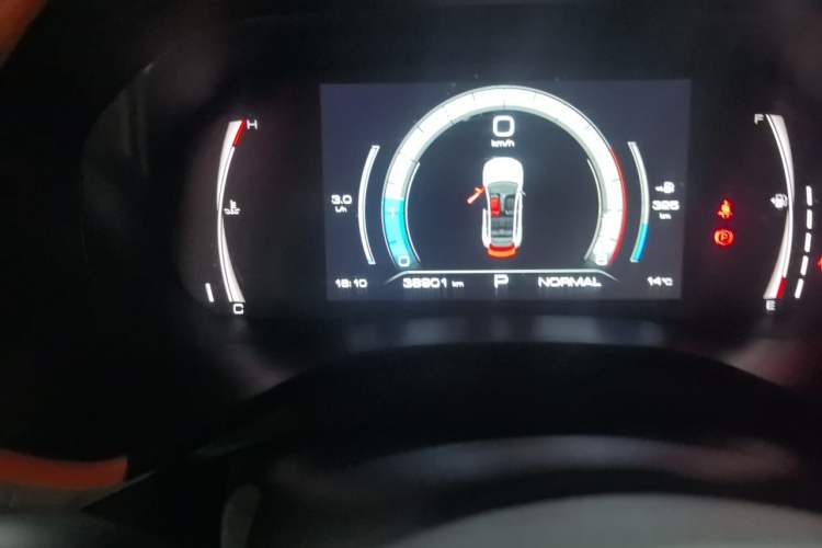 Used Haval LHERY 2021 GT Edition 1.5T Silver Rabbit Odometer Close Up
