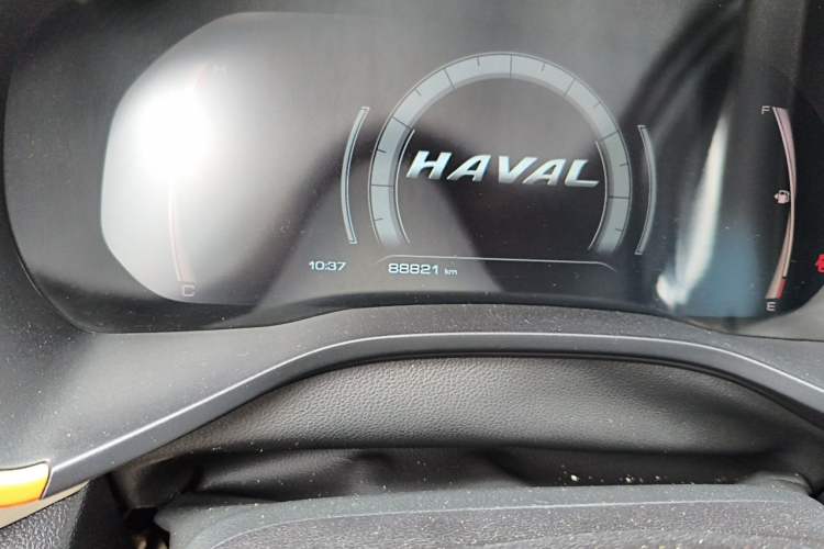 Used Haval LHERY 2021 High-Performance Version 1.5T Golden Rabbit Odometer Close Up