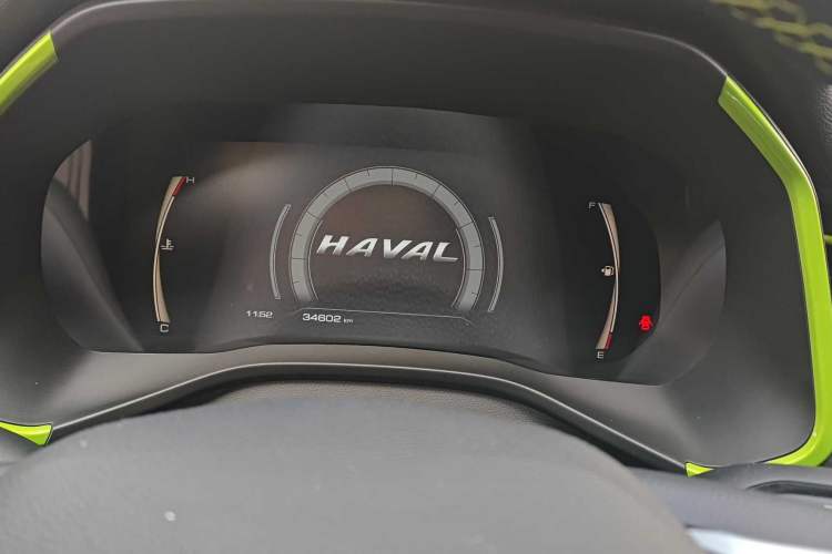 Used Haval LHERY 2021 GT Edition 1.5T Platinum Rabbit Odometer Close Up