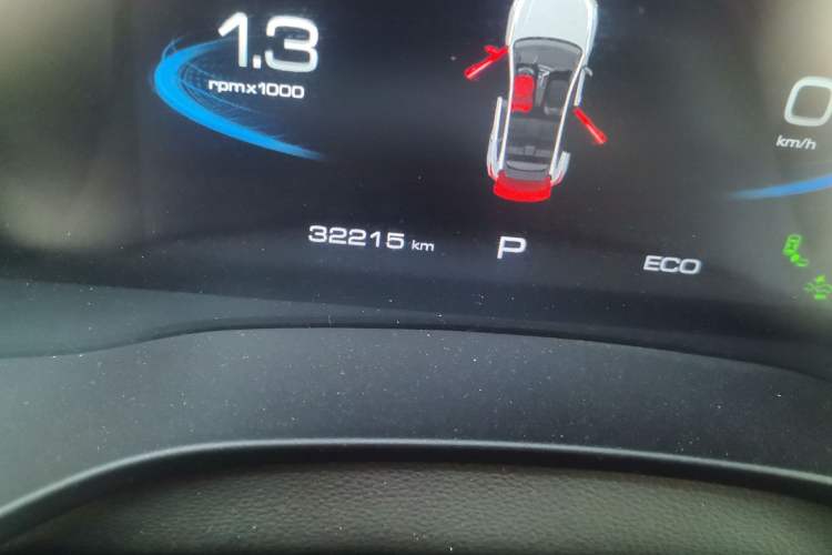 Used Haval LHERY 2021 GT Edition 1.5T Platinum Rabbit Odometer Close Up