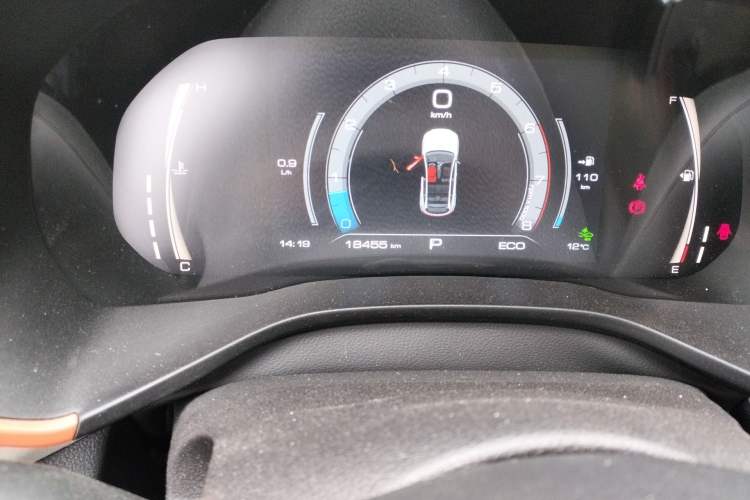 Used Haval LHERY 2021 GT Edition 1.5T Platinum Rabbit Odometer Close Up