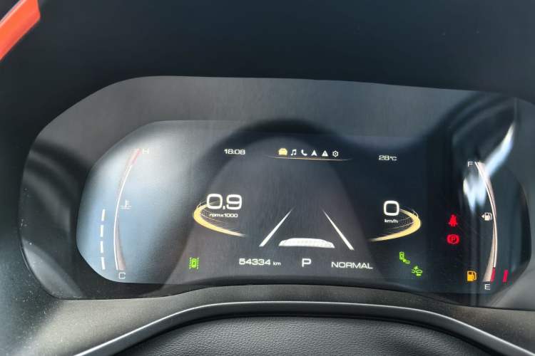 Used Haval LHERY 2021 GT Edition 1.5T Platinum Rabbit Odometer Close Up