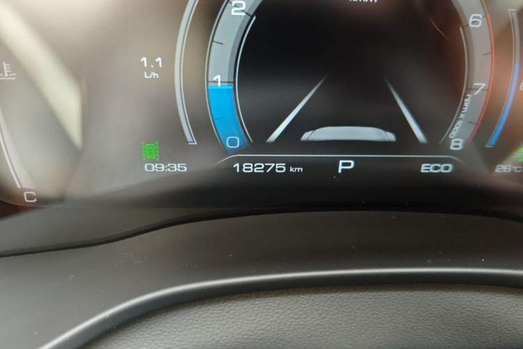 Used Haval LHERY 2021 High-Performance Version 1.5T Golden Rabbit Odometer Close Up