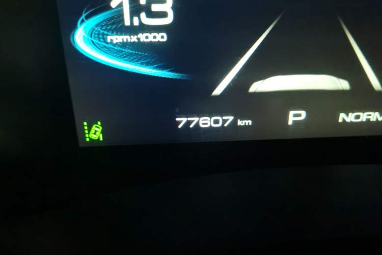 Used Haval LHERY 2021 High-Performance Version 1.5T Golden Rabbit Odometer Close Up