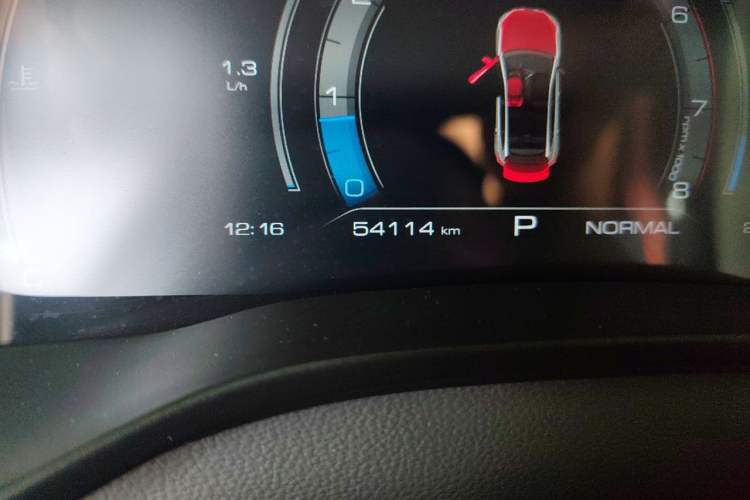 Used Haval LHERY 2021 High-Performance Version 1.5T Golden Rabbit Odometer Close Up