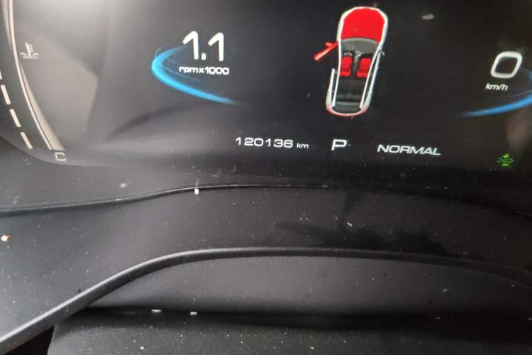 Used Haval LHERY 2021 High-Performance Version 1.5T Golden Rabbit Odometer Close Up