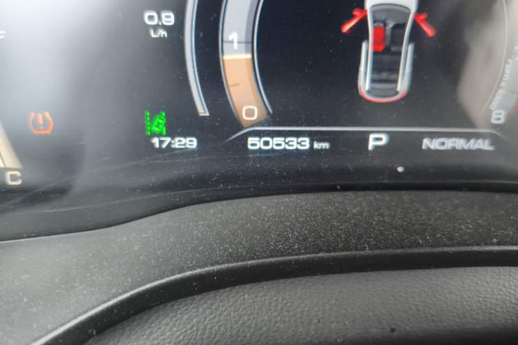 Used Haval LHERY 2021 GT Edition 1.5T Platinum Rabbit Odometer Close Up