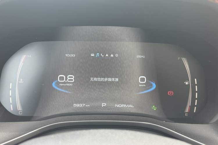 Used Haval LHERY 2021 High-Performance Version 1.5T Golden Rabbit Odometer Close Up