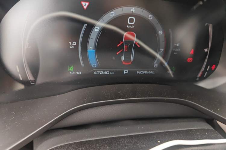 Used Haval LHERY 2021 High-Performance Version 1.5T Golden Rabbit Odometer Close Up
