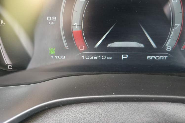 Used Haval LHERY 2021 GT Edition 1.5T Platinum Rabbit Odometer Close Up