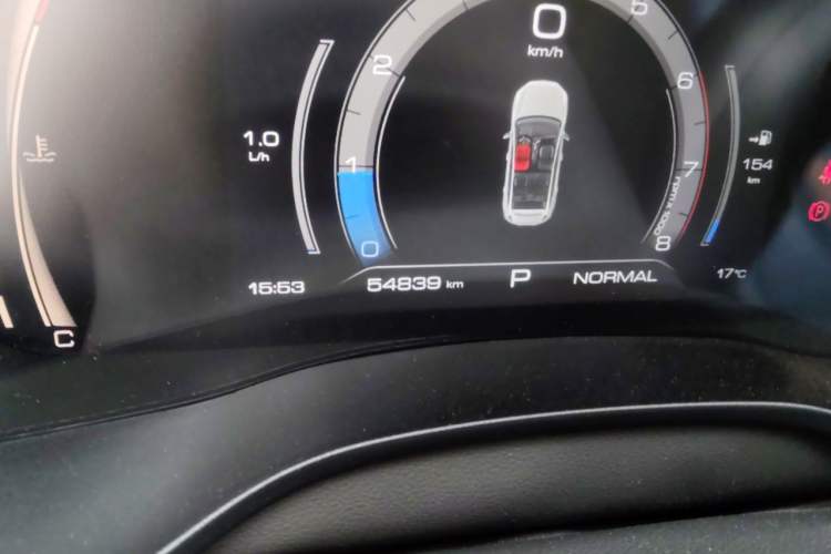 Used Haval LHERY 2022 Jingxiang Edition 1.5T Copper Rabbit Odometer Close Up