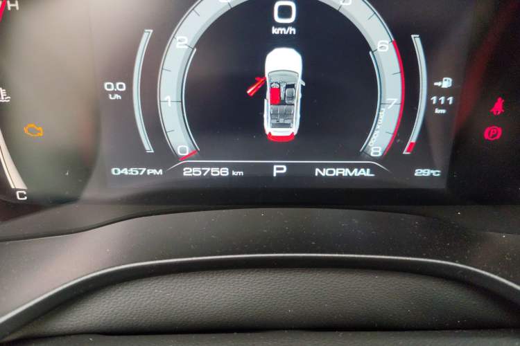 Used Haval LHERY 2022 Jingxiang Edition 1.5T Copper Rabbit Odometer Close Up