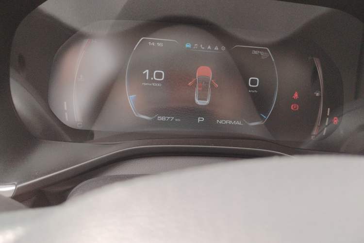 Used Haval LHERY 2022 Jingxiang Edition 1.5T Copper Rabbit Odometer Close Up