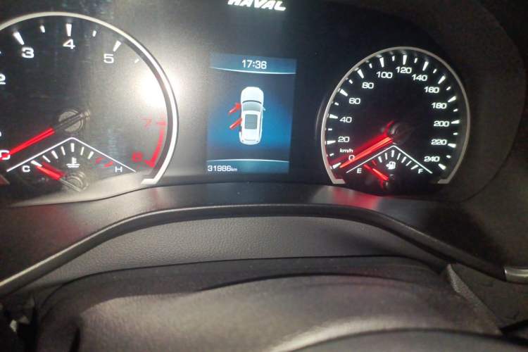Used Haval LHERY 2022 Jingxiang Edition 1.5T Brass Rabbit Odometer Close Up