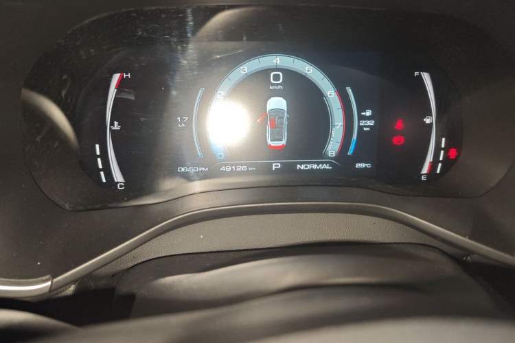 Used Haval LHERY 2022 Jingxiang Edition 1.5T Copper Rabbit Odometer Close Up