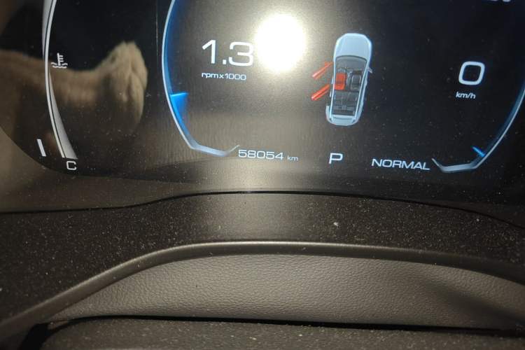 Used Haval LHERY 2022 Jingxiang Edition 1.5T Copper Rabbit Odometer Close Up