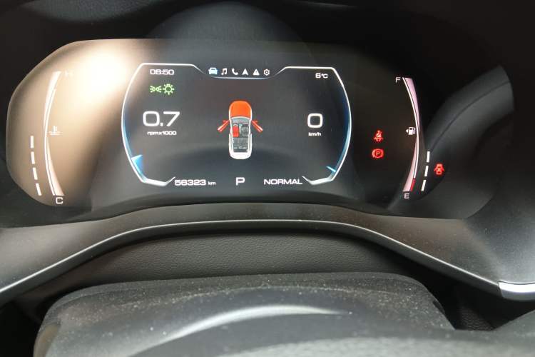 Used Haval LHERY 2022 Jingxiang Edition 1.5T Copper Rabbit Odometer Close Up