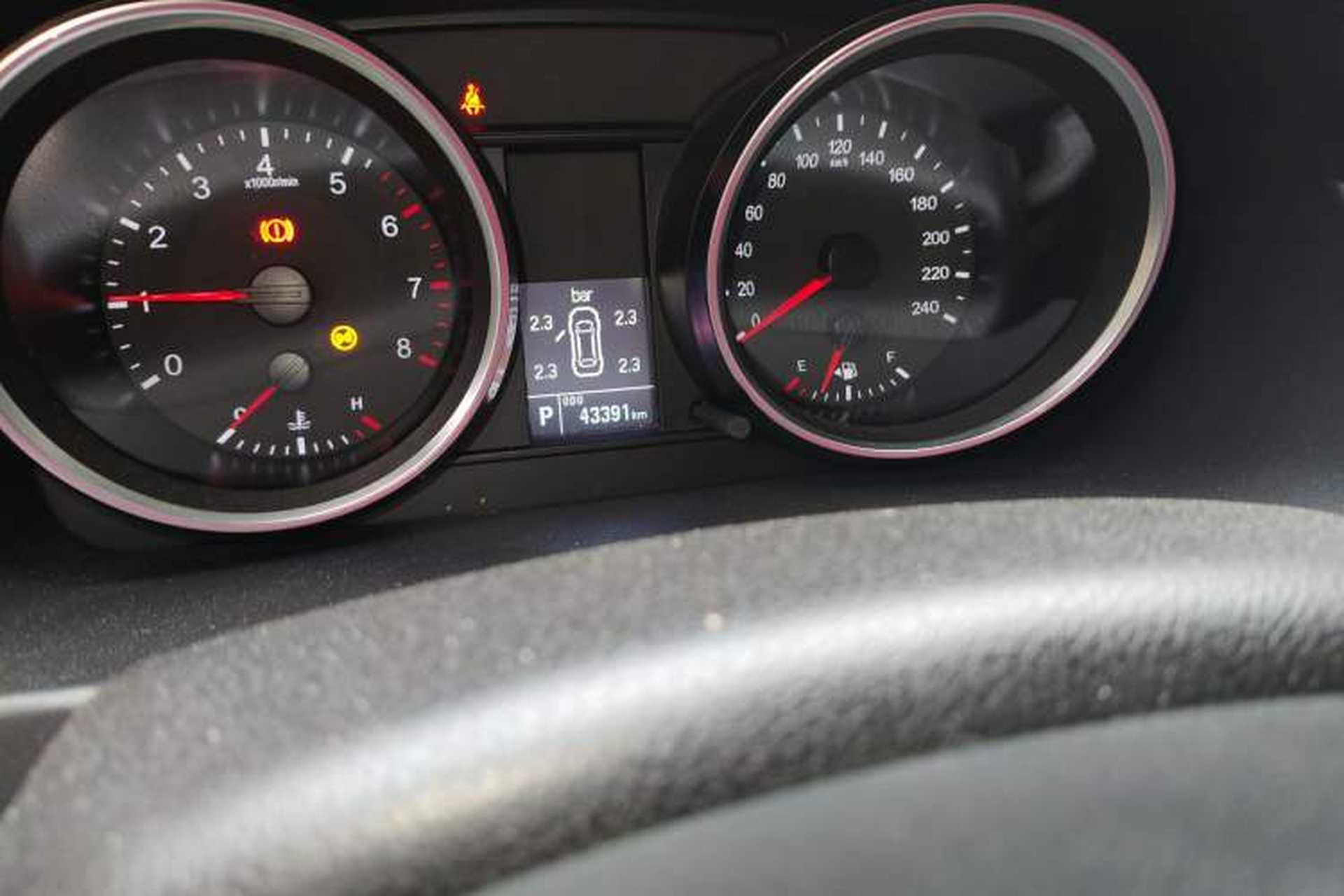 Used Haval M6 2017 1.5T Automatic Two-Wheel Drive Elite Model Odometer Close Up
