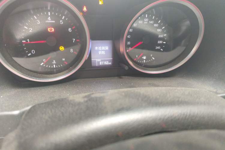 Used Haval M6 2017 1.5T Manual Two-Wheel Drive Elite Model Odometer Close Up