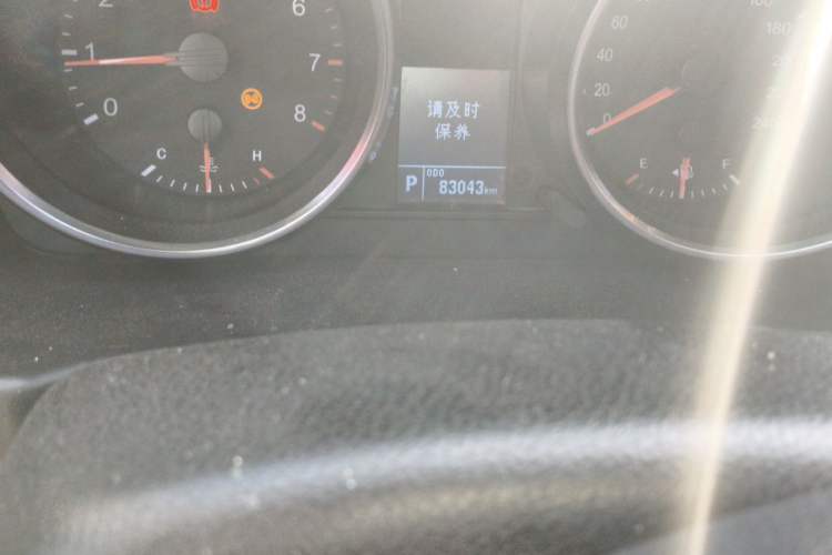 Used Haval M6 2017 1.5T Automatic Two-Wheel Drive Elite Model Odometer Close Up