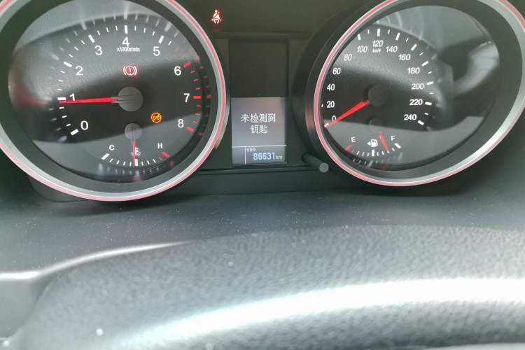 Used Haval M6 2017 1.5T Manual Two-Wheel Drive Urban Version Odometer Close Up