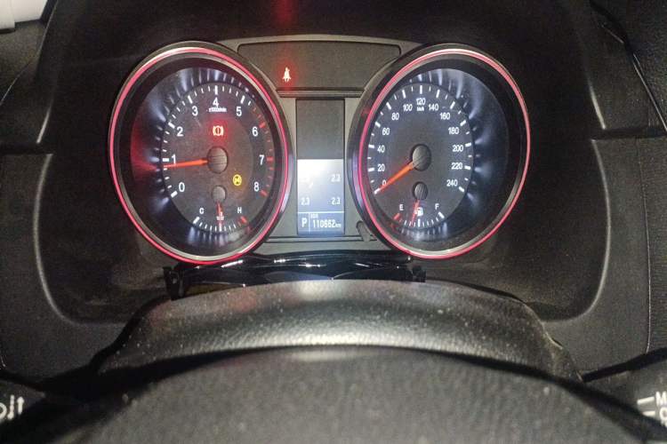 Used Haval M6 2017 1.5T Automatic Two-Wheel Drive Elite Model Odometer Close Up