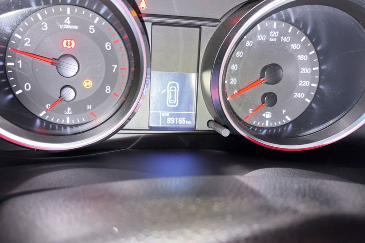 Used Haval M6 2018 1.5T Manual Two-Wheel Drive Urban Model Odometer Close Up