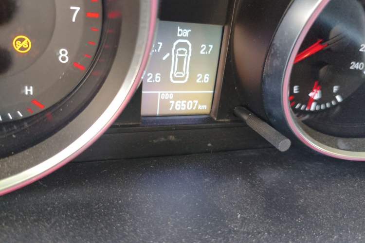 Used Haval M6 2018 1.5T Manual Two-Wheel Drive Elite Model Odometer Close Up
