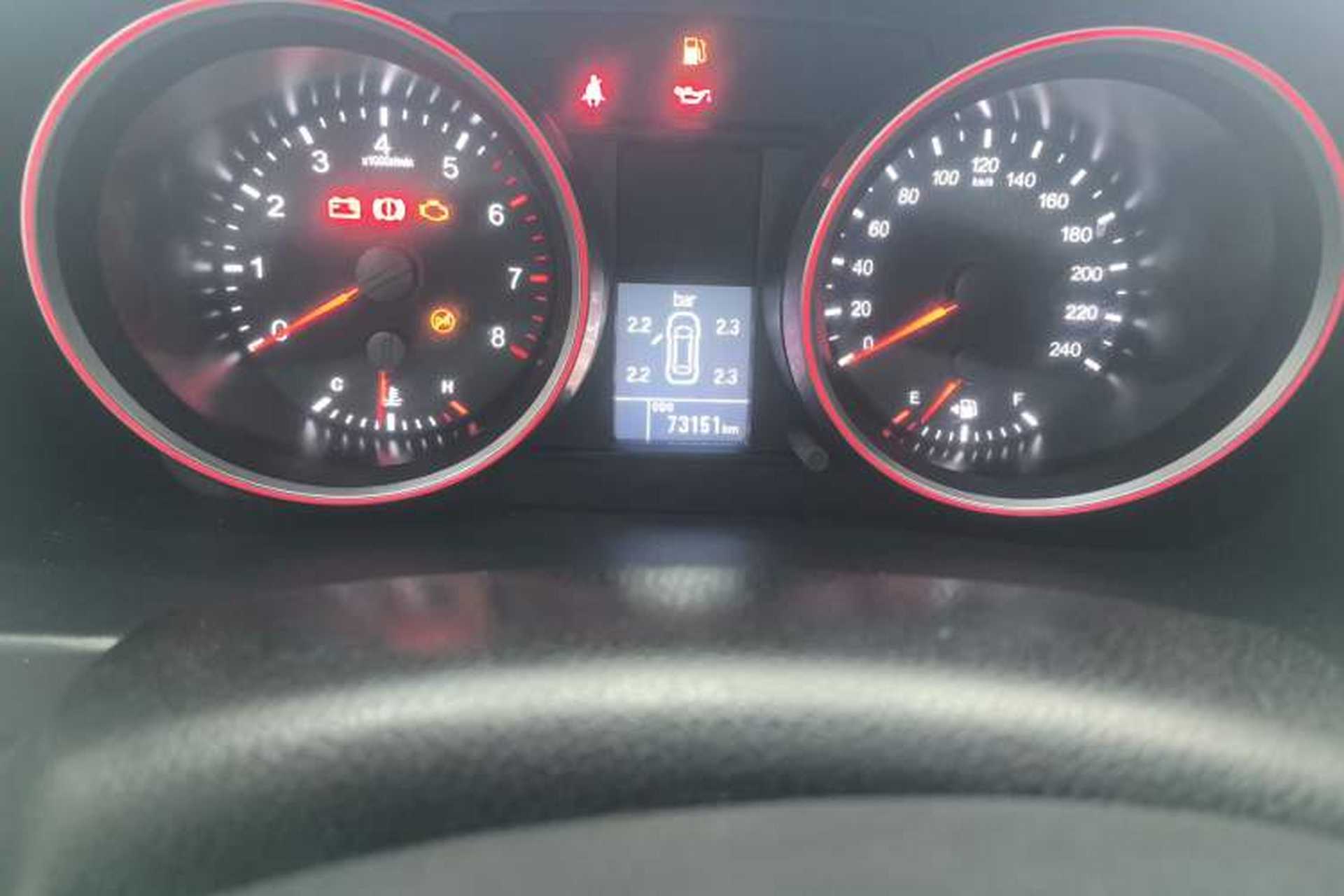 Used Haval M6 2018 1.5T Manual Two-Wheel Drive Elite Model Odometer Close Up