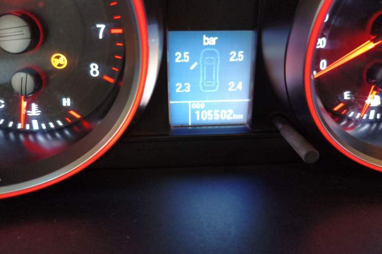 Used Haval M6 2018 1.5T Manual Two-Wheel Drive Elite Model Odometer Close Up