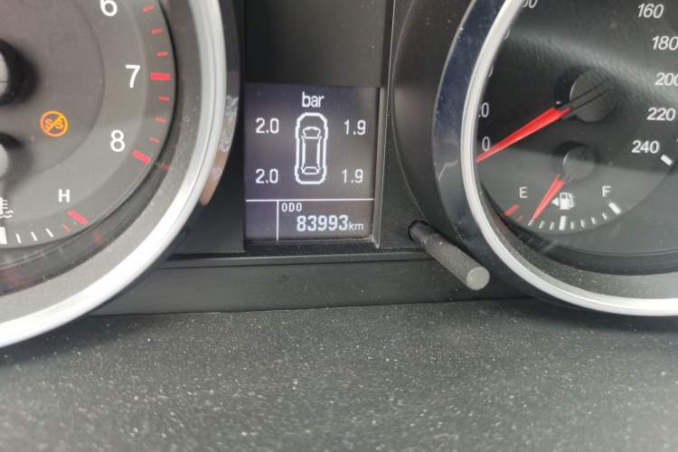 Used Haval M6 2018 1.5T Manual Two-Wheel Drive Elite Model Odometer Close Up