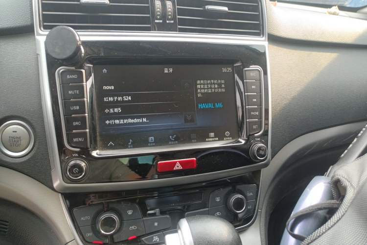 Used Haval M6 2019 1.5T DCT Two-Wheel Drive Value Edition China VI Standard Audio And AC Panel