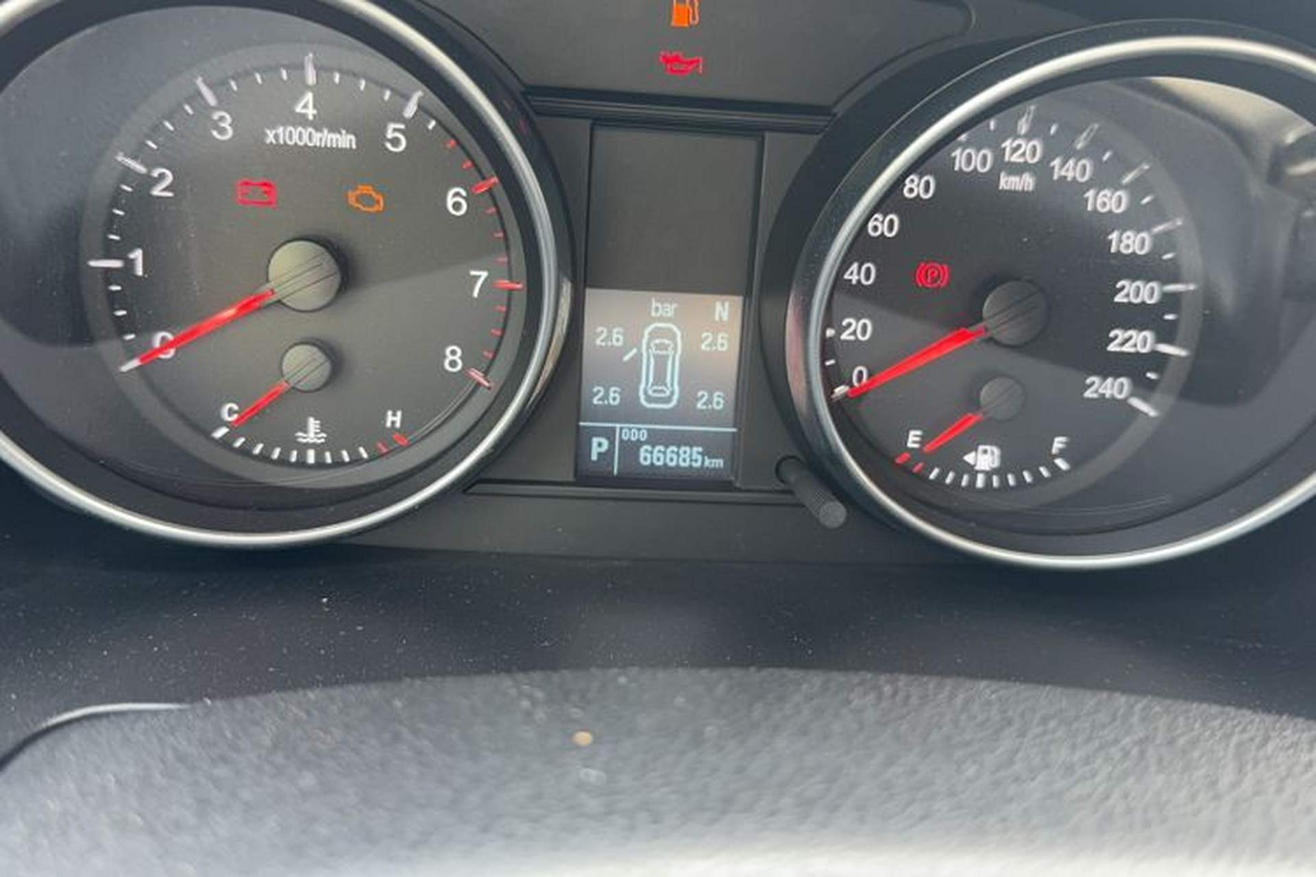 Used Haval M6 2021 PLUS 1.5T DCT Luxury Smart Connectivity Model Odometer Close Up