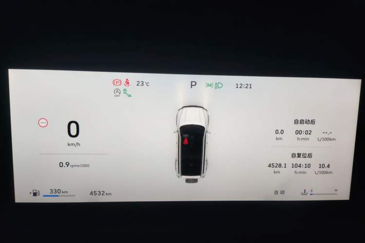 Used Haval Raptor 2025 2.0T 4WD Pro Odometer Close Up