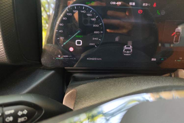 Used Haval Raptor New Energy 2023 Hi4 102 Exploration Edition Odometer Close Up