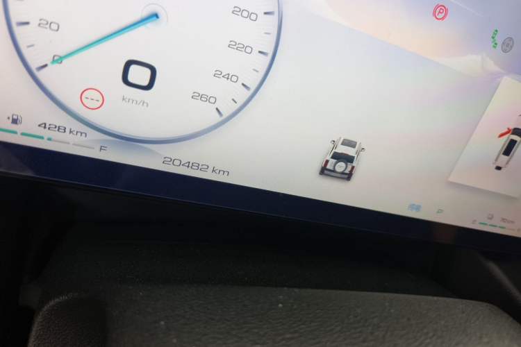 Used Haval Raptor New Energy 2024 Hi4 102 Pro Odometer Close Up
