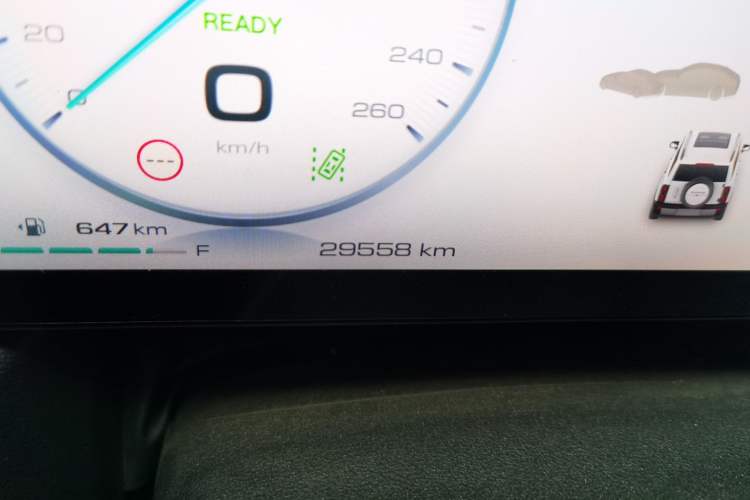 Used Haval Raptor New Energy 2024 Hi4 145 Pro Odometer Close Up