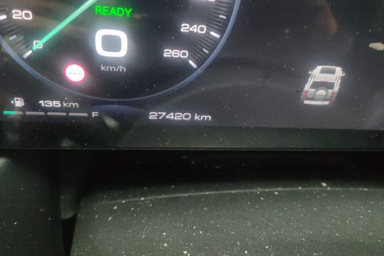 Used Haval Raptor New Energy 2024 Hi4 145 Pro Odometer Close Up