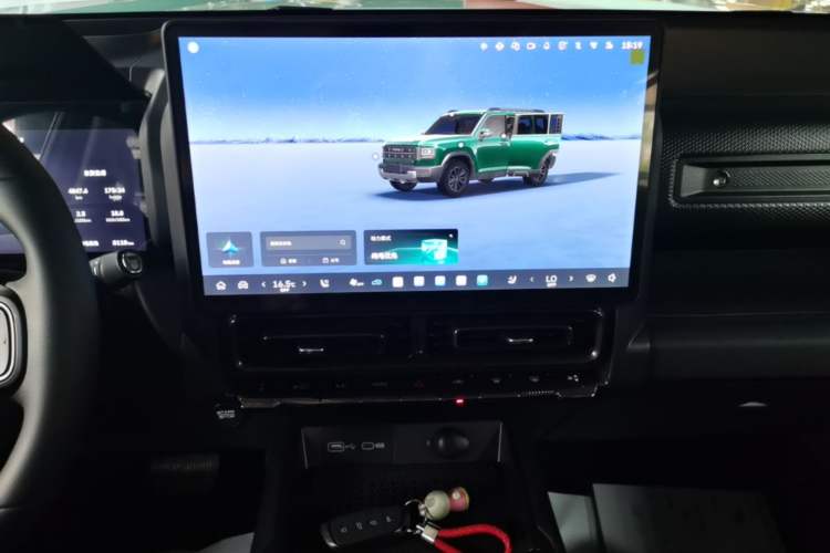 Used Haval Raptor New Energy 2026 Model Hi4 200 Ultra Flagship Edition Audio And AC Panel