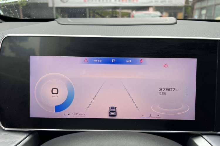 Used Haval XY 2022 1.5T Smart Edition Odometer Close Up