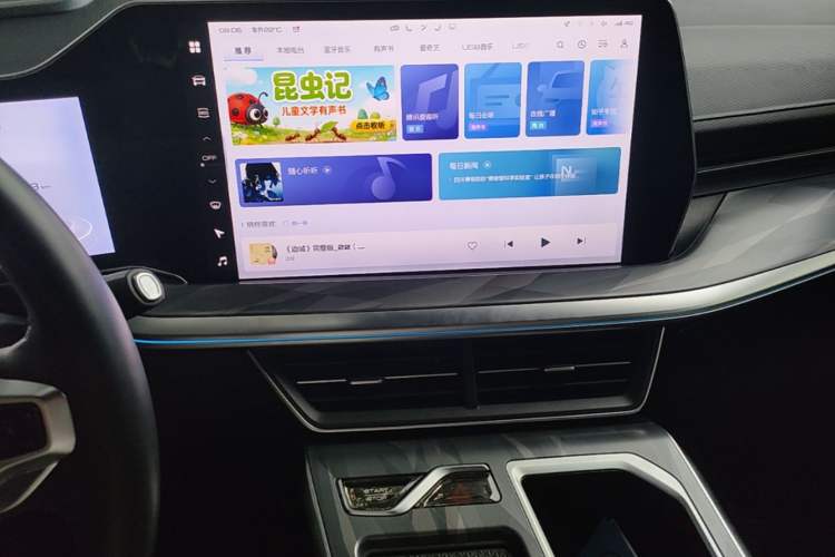 Used Haval XY 2022 1.5T Smart Edition Audio And AC Panel
