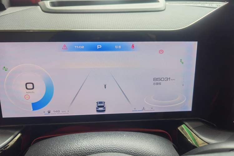 Used Haval XY 2022 1.5T ZhiZun Edition Odometer Close Up