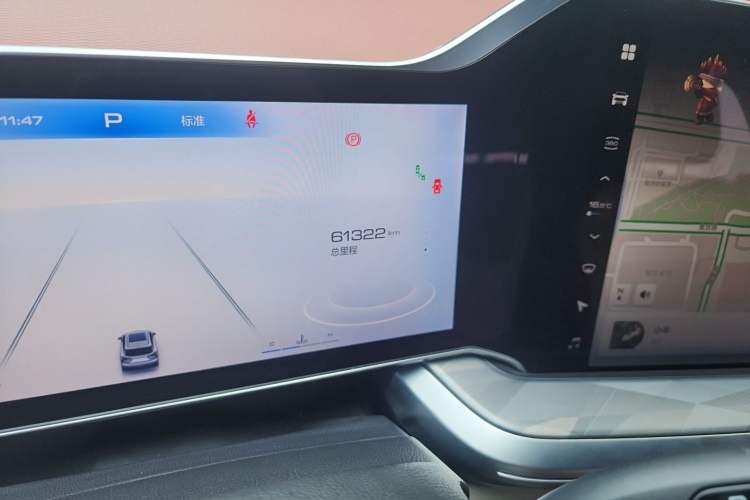 Used Haval XY 2022 1.5T ZhiZun Edition Odometer Close Up