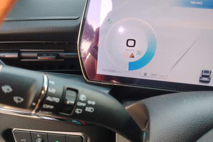 Used Haval XY 2022 1.5T ZhiZun Edition Odometer Close Up