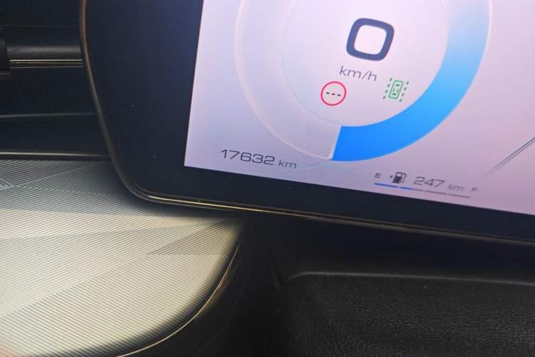 Used Haval XY 2022 1.5T ZhiZun Edition Odometer Close Up