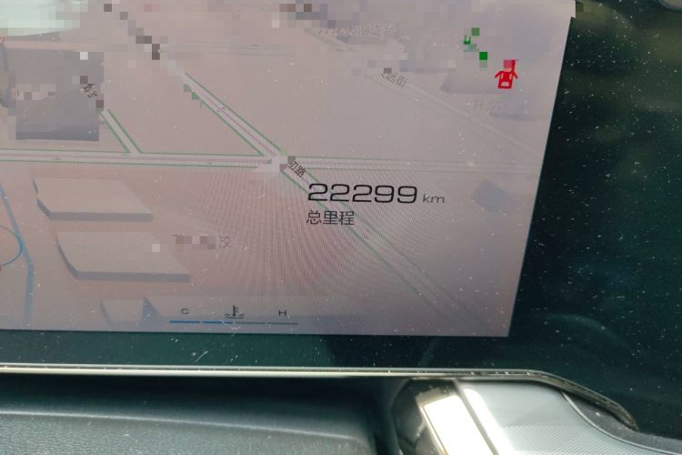 Used Haval XY 2022 1.5T ZhiZun Edition Odometer Close Up