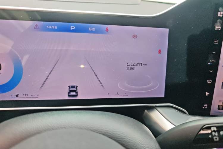 Used Haval XY 2022 1.5T Smart Edition Odometer Close Up