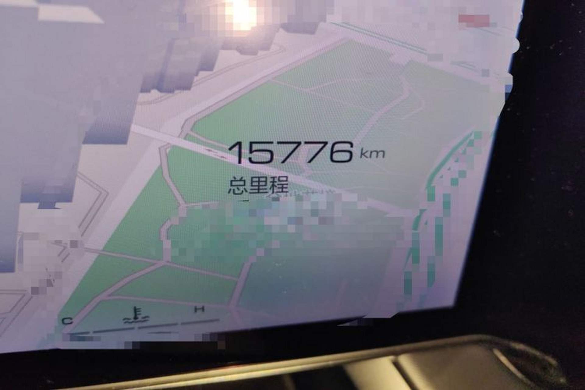 Used Haval XY 2022 1.5T Smart Engine DHT Odometer Close Up