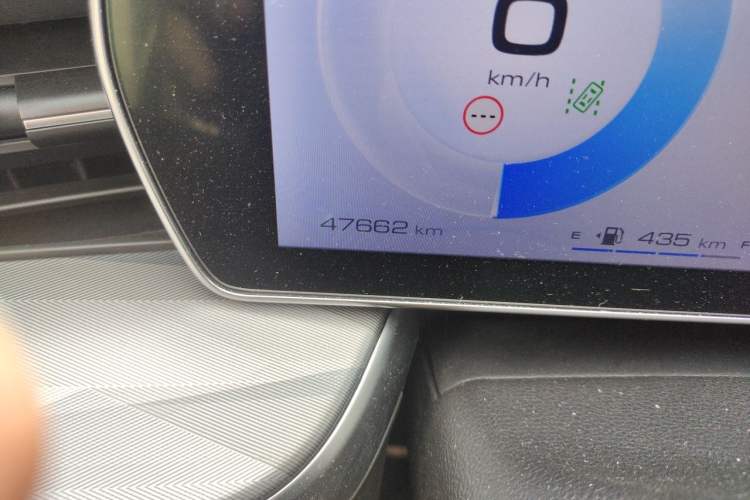 Used Haval XY 2022 1.5T Smart Edition Odometer Close Up
